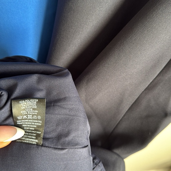 NEW The Fold London Sorrento Dress Tranquil Teal Multicolour 14 - Picture 11 of 15